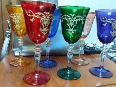 Высокие фужеры. Импорт. Новые