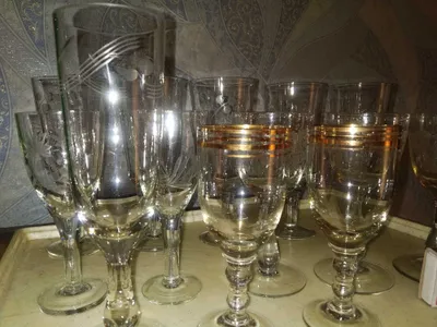 Фужеры рюмки бокалы стопки 50-х годов в отличном состоянии