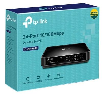 TPLink Коммутатор SF1024M — Мощность и Надёжность для Стабильной Сети!