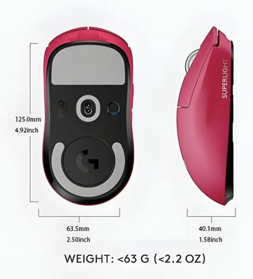 Logitech g pro superlight 2 Magenta