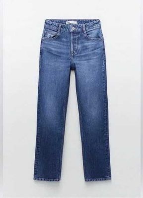 Zara regular/straight fit джинсы 36 (С)