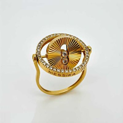 Золотое кольцо Messika 750 проба