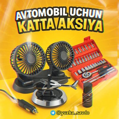 Avtomobil uchun kalitlar ventilyator vertolyot