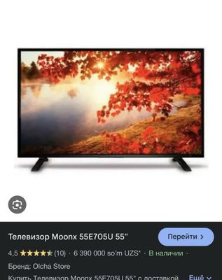 televizor 55lik moon 6mlna olingan arzan baraman