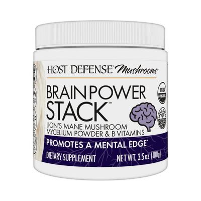 Грибы Mushrooms Brain Power Stack 100 г, Host Defense Mushrooms из Аме