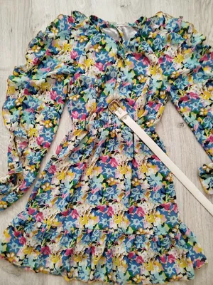 Шифоновое короткое платье