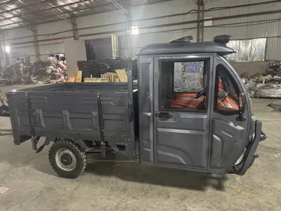 Электрический трицикл в кабине, кабина