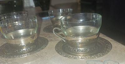 Подстаканники из мельхиора