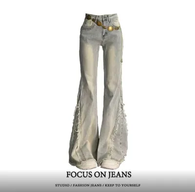 женские джинсы клёш