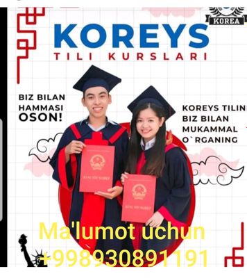 koreys tili kurslari online va offline
