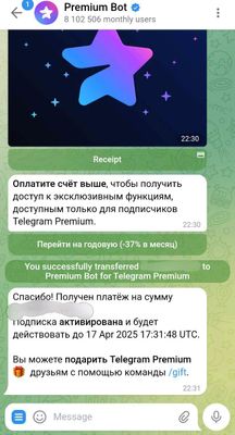 Arzon narxda Telegram premium olib berish xizmati