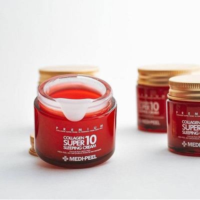 Омолаживающий ночной крем для лица с коллагеном MEDI-PEEL Collagen Super10 Sleeping Cream