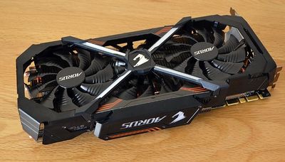 Video karta Aorus gtx 1070 zur holatda