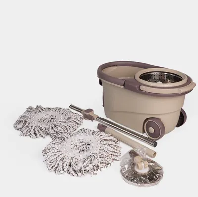 Швабра с ведром и с автоматическим отжимом