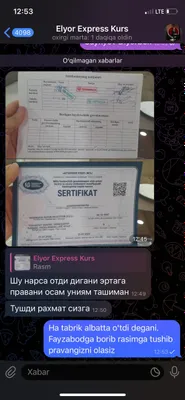 Arzon Exoress kurs Avtotest imtihonga tayyorlov,pravaga imtixon