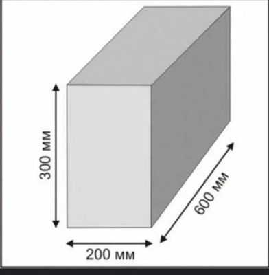 Пенаблок 60х30х20см