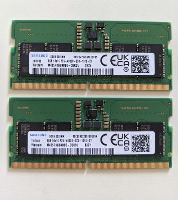 DDR5 16gb 2x8gb 4800MHz Samsung