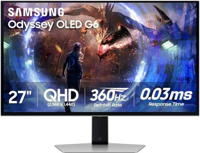 27" Монитор Samsung Odyssey OLED G6 360HZ