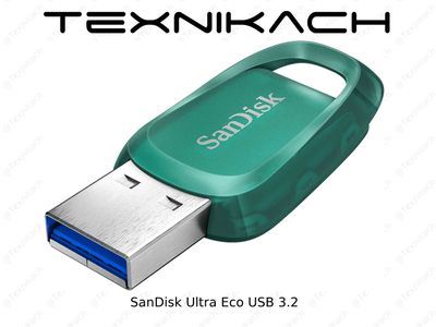 Yangi • SanDisk Ultra Eco USB 3.2 • Dastavka