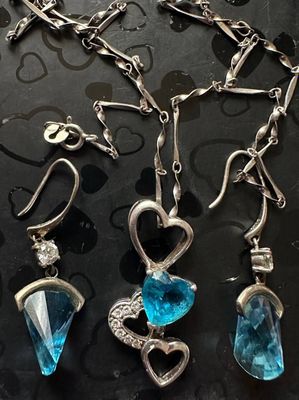 Серебряный комплект Италия 925проба