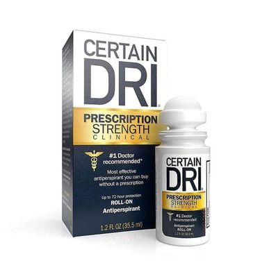 Американский дезодорант Certain Dri от повышенного потоотделения