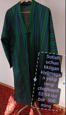 Boʻyashmaydi suvda chiqmaydi sifatli tikilgan
