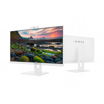 Моноблок IMMER AIO B2421W-H610 WHITE 23,8 FHD IPS 60Hz Webcamera wifi