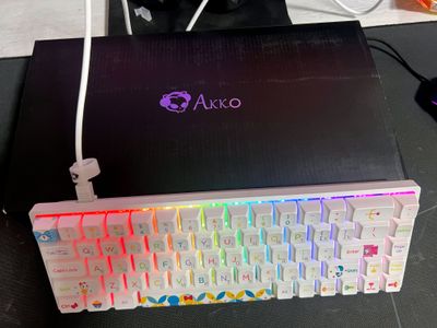 Клавиатура / Akko 3068B Doraemon Rainbow Edition