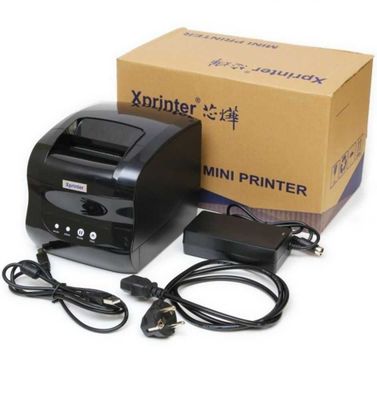 Термопринтер этикеток штрихкодов Xprinter XP-365B (Uzum, Yandex, Ozon)