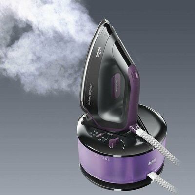 Парогенератор Braun IS2144BK 2400Вт черный/фиолетовый