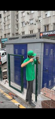Установка еврозабор Монтаж евросетка yevrozabor oʻrnatish ustanovka