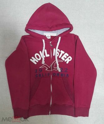 Vintage Hollister 1922 California Full Zip Thermal Lined Hoodie.