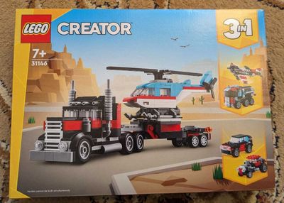 Новый Lego Creator 31146 Бортовой грузовик с вертолетом