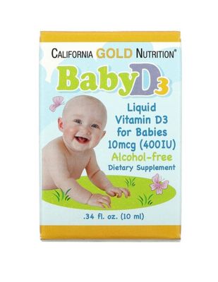 Витамин D3 для детей от California Gold Nutrition содержит холекальциф