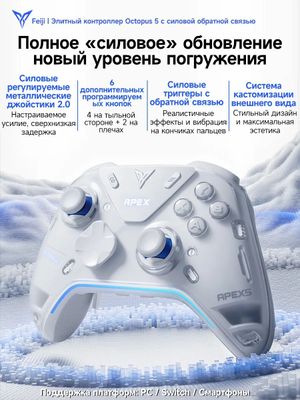 Элитный геймпад FLYDIGI APEX 5 PC/Android/IOS
