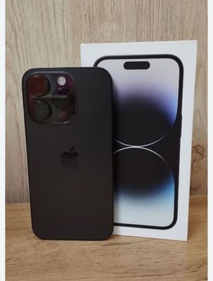 Iphone 14 pro sotiladi 1 qol 75 batare ochilmagan idiyal qora