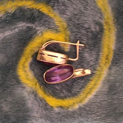 НЕ ОБЫЧНЫЕ золотые серьги! Якутские аметисты шаманки.