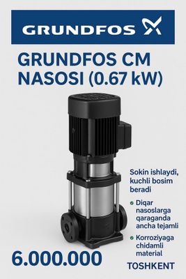 GRUNDFOS CM Nasosi (0.67 kW Sotiladi