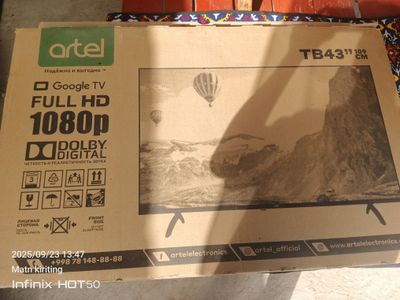 Artel televizor 1080 ovoz bowqaruvi 2 pultli televizor