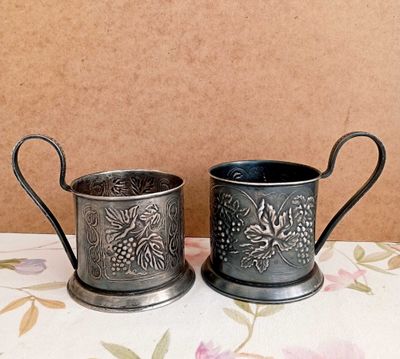 Подстаканники "Виноград" Винтаж СССР