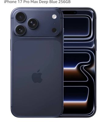 Iphone 17 pro max,256 gb,yangi original ,deep blue