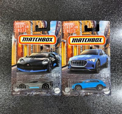 Matchbox | Bugatti Divo & Audi E-Tron hot wheels