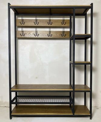 Прихожая лофт . Полка для обуви. Loft prixojka