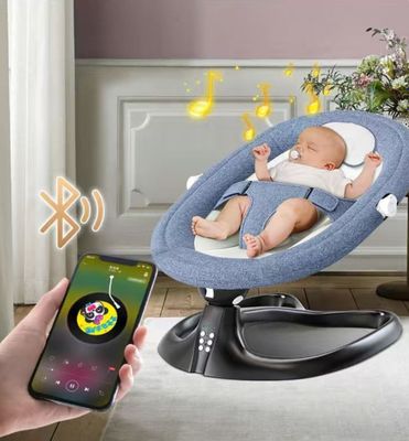 Электронный шезлонг‑качеля с Bluetooth для малыша