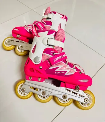 Rolik cougar,ролик,qizlarga,pushti,toliq komplekt