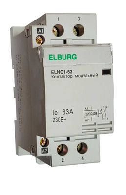 ELBURG Контактор модульный ELNC1 63A