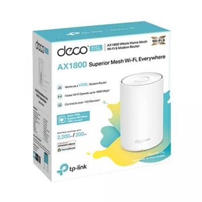 TP-Link Deco X20-DSL (1-pack) модемный роутером Home Mesh Wi-Fi 6