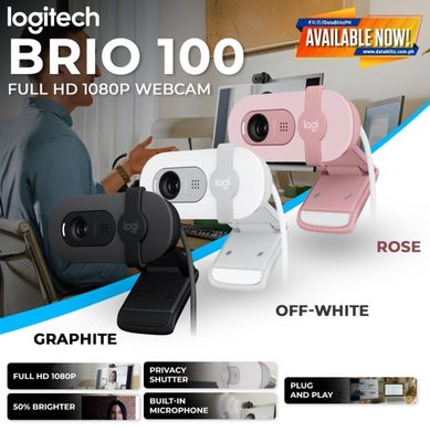 Топ! Full HD Веб-камера Logitech BRIO 100 Вебкамера 1080p