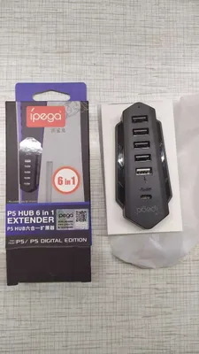 USB разветвитель 6 в 1 для PlayStation 5