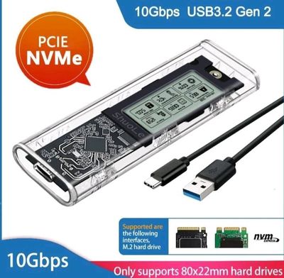 Корпус для дисков NVMe M2, кейс, 10 Гбит